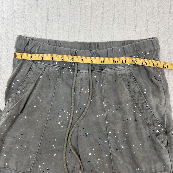 CLOTH & STONE for Anthropologie Women's Paint Splatter Jogger Pants Size XS Gray - Picture 5 of 12